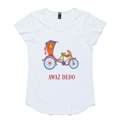 Awaz dedo: Women's Scoop T-Shirt Thumbnail