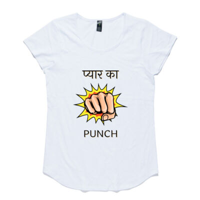 Pyar ka punch Women's Scoop Tee light colours Thumbnail